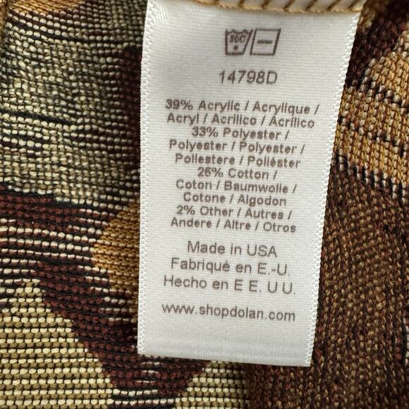 Dolan Geometric Patterned Crop Top - Orange and Black - Picture 7 of 11